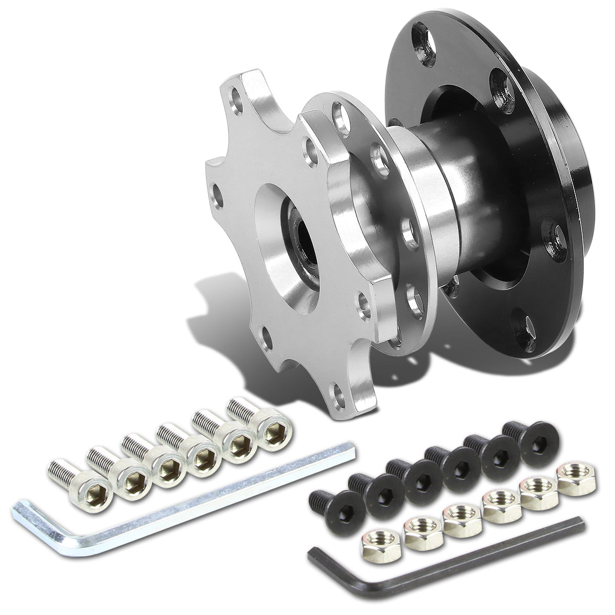 ADAPTADOR DE VOLANTE QUICK RELEASE - TYPE-2 - SILVER