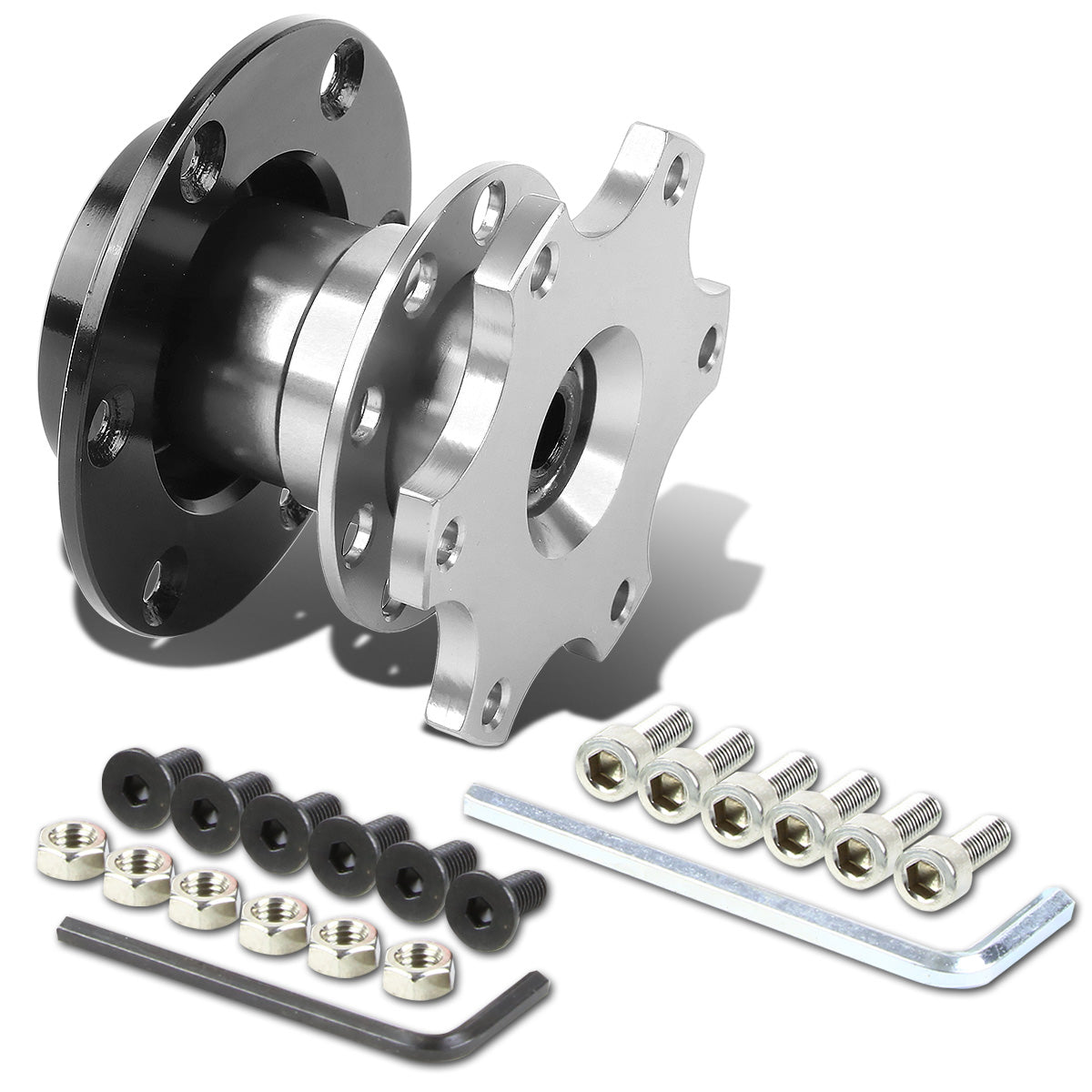 ADAPTADOR DE VOLANTE QUICK RELEASE - TYPE-2 - SILVER