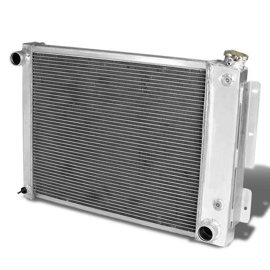 RADIADOR DE ALUMINIO RADIATOR - 3 ROWS - 67-69 CHEVY CAMARO, PONTIAC FIREBIRD I6 V8 - FITS MANUAL TRANSMISSION MODELS ONLY