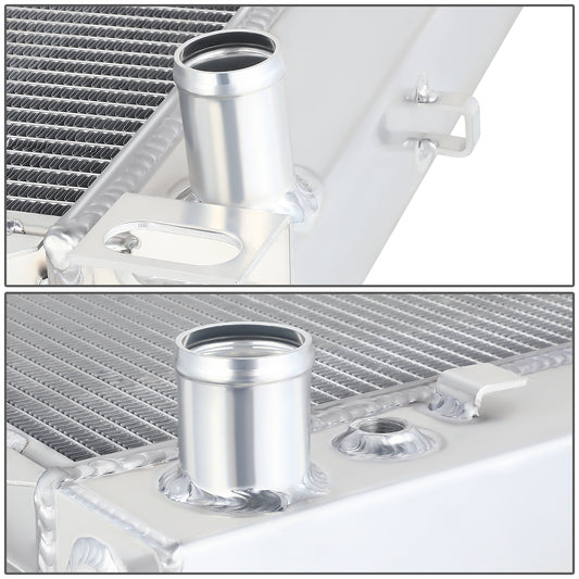 RADIADOR DE ALUMINIO RADIATOR - 2 ROWS - 02-05 CADILLAC ESCALADE / 07-13 CHEVROLET CHEYENNE / 99-13 CHEVROLET SILVERADO 1500 / 2007 CHEVROLET SILVERADO 1500 CLASSIC / 99-13 CHEVROLET SILVERADO 2500 / 03-06 CHEVROLET SONORA / 00-06 CHEVROLET SUBURBAN 1500