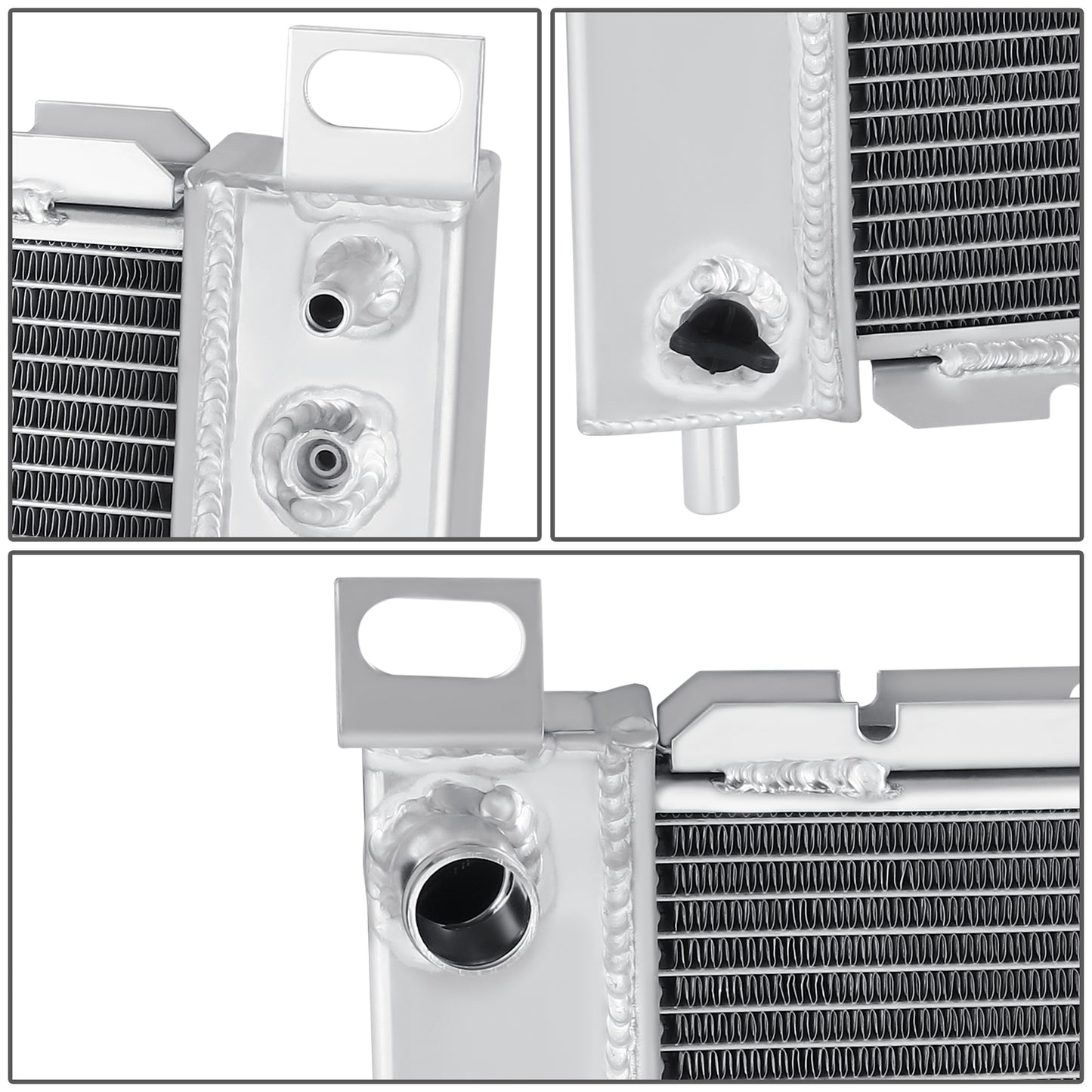 RADIADOR DE ALUMINIO RADIATOR - 2 ROWS - 02-05 CADILLAC ESCALADE / 07-13 CHEVROLET CHEYENNE / 99-13 CHEVROLET SILVERADO 1500 / 2007 CHEVROLET SILVERADO 1500 CLASSIC / 99-13 CHEVROLET SILVERADO 2500 / 03-06 CHEVROLET SONORA / 00-06 CHEVROLET SUBURBAN 1500