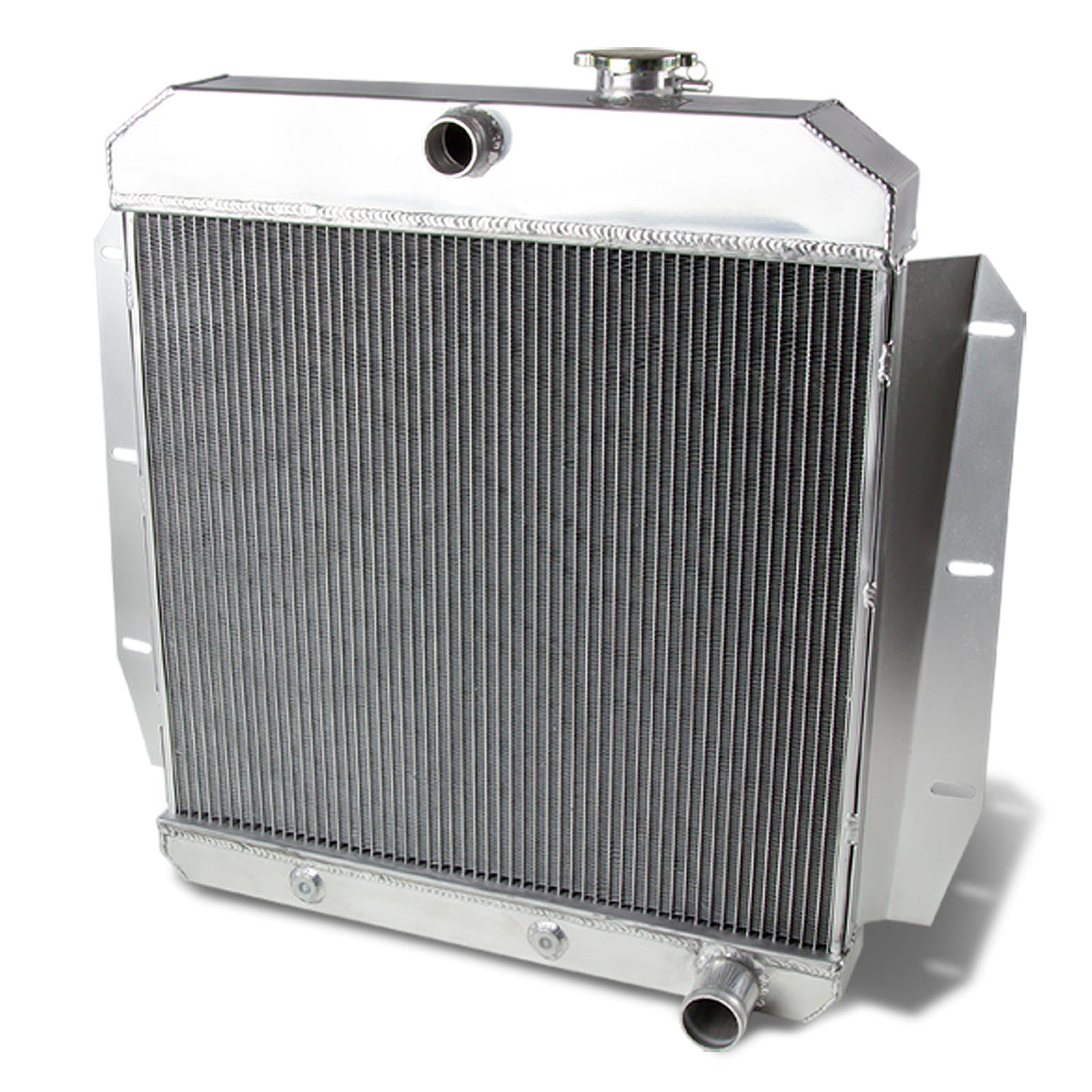 RADIADOR DE ALUMINIO RADIATOR - 3 ROWS - 55-59 CHEVY/GMC 100/150 TRUCK PICKUP L6/V8
