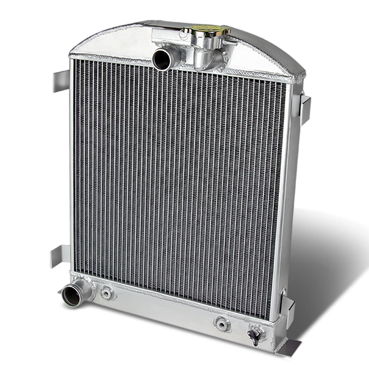 RADIADOR DE ALUMINIO RADIATOR - 3 ROWS - 1932 FORD B LOW BOY CHEVY MOPAR CHOPPED V8