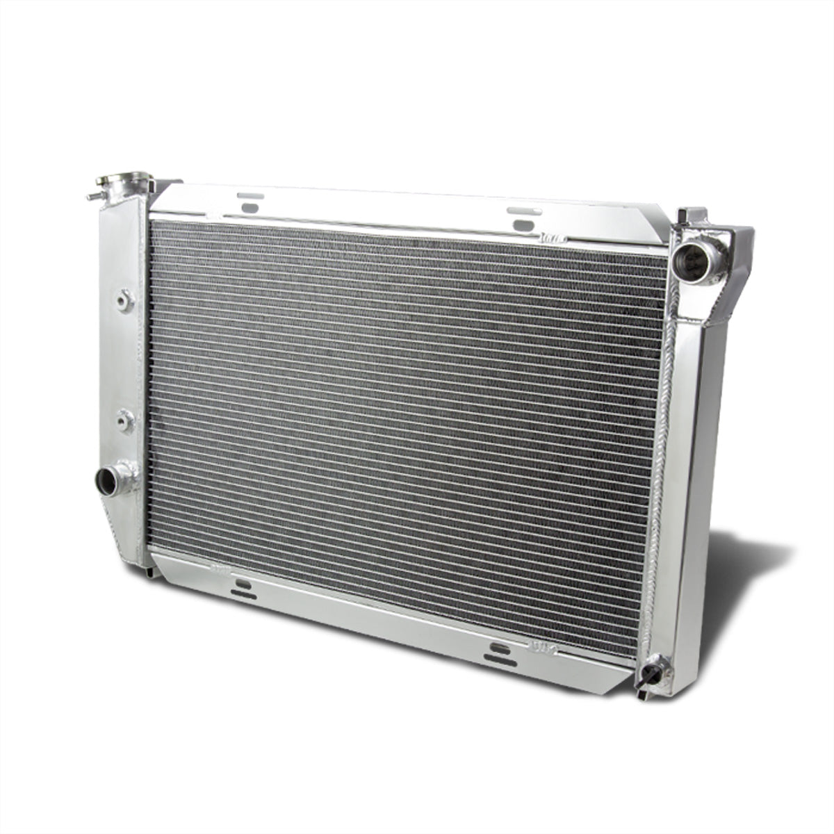 RADIADOR DE ALUMINIO RADIATOR - 3 ROWS - 71-73 FORD MUSTANG / 67-71 FORD COUNTRY SQUIRE- FITS MANUAL TRANSMISSION MODELS