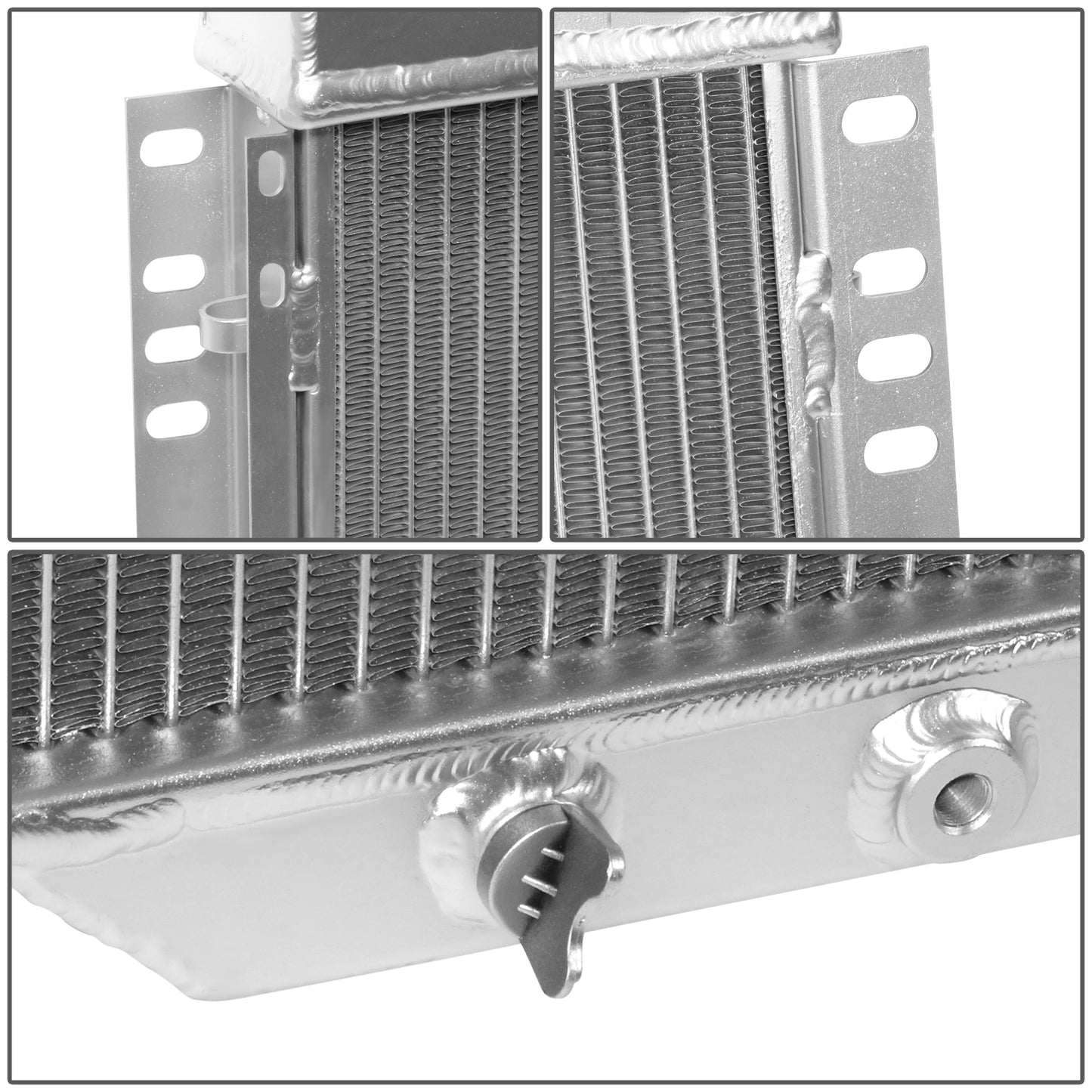 RADIADOR DE ALUMINIO RADIATOR - 3 ROWS - 67-69 FORD MUSTANG/TORINO/LTD V8