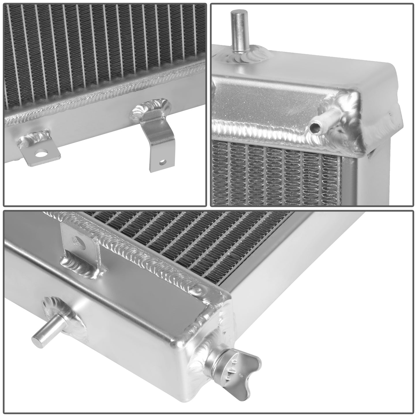 RADIADOR DE ALUMINIO RADIATOR - 2 ROWS - 02-07 SUBARU IMPREZA WRX STI EJ25 EJ MT