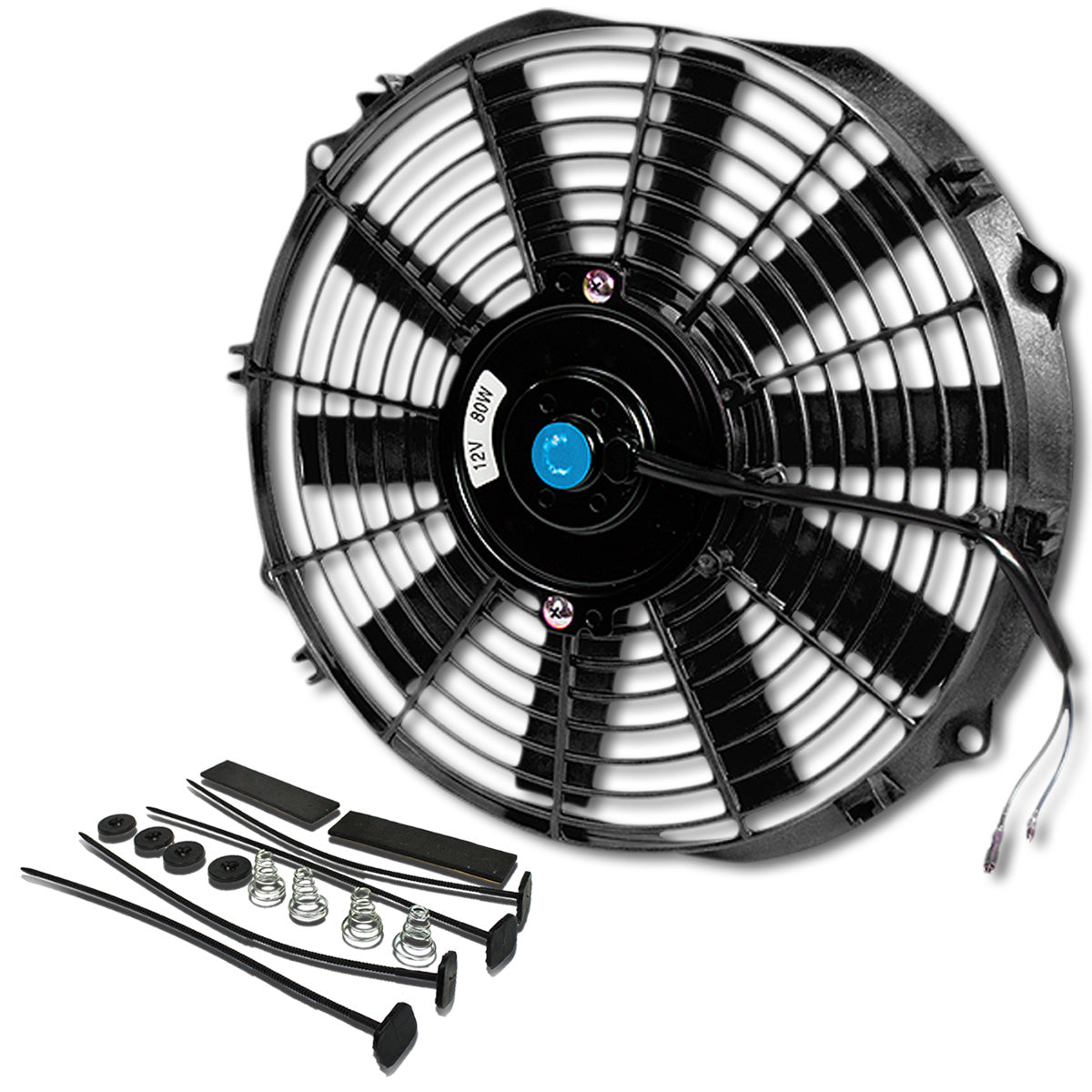 ABANICOS 12" - BLACK