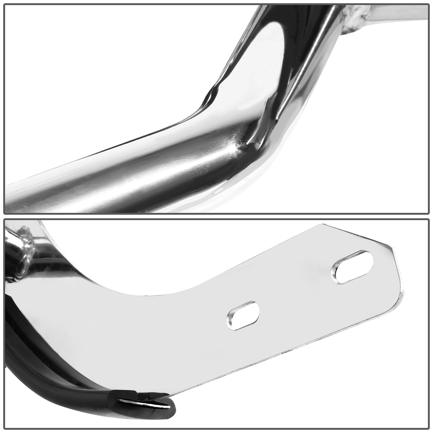 BURRERA TRASERA 98-05 MERCEDES BENZ ML320, ML350, ML430, ML500 - DOES NOT FIT AMG MODELS - CHROME