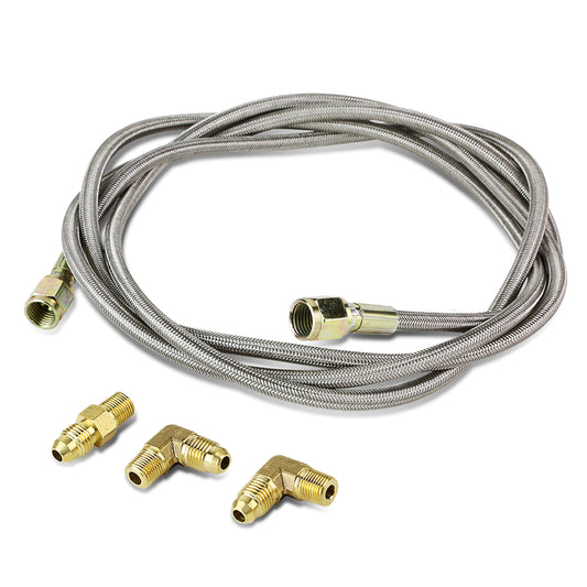 BURRERA TRASERA STRAIGHT ON BOTH ENDS - W/ FITTINGS - 4AN