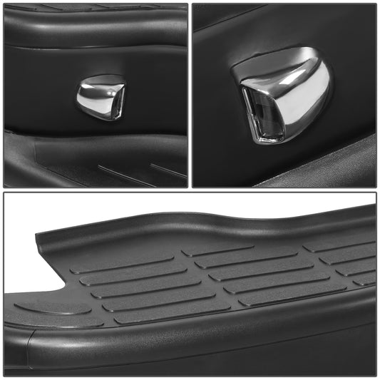 BURRERA TRASERA 00-06 CHEVROLET SUBURBAN 1500 2500 / TAHOE / GMC YUKON XL 1500 - W/ LICENSE PLATE LIGHTS - BLACK/STEEL