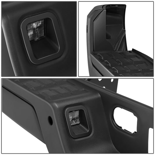 BURRERA TRASERA 16-23 TOYOTA TACOMA - WITH SENSOR HOLE - BLACK