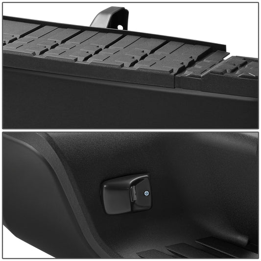 BURRERA TRASERA TOYOTA TUNDRA 2007-2013 - FITS MODELS WITHOUT PARKING ASSIST - WITH ROCK WARRIOR PACKAGE - BLACK