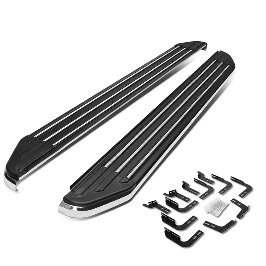 ESTRIBOS ALUMINUM - 6" - 10-16 TOYOTA 4RUNNER TRAIL EDITION / 14-16 TOYOTA 4RUNNER SR5 / 15-16 TOYOTA 4RUNNER TRD PRO - ONLY FITS MODELS W/O LOWER PANEL ROCKER EXTENSIONS - BLACK