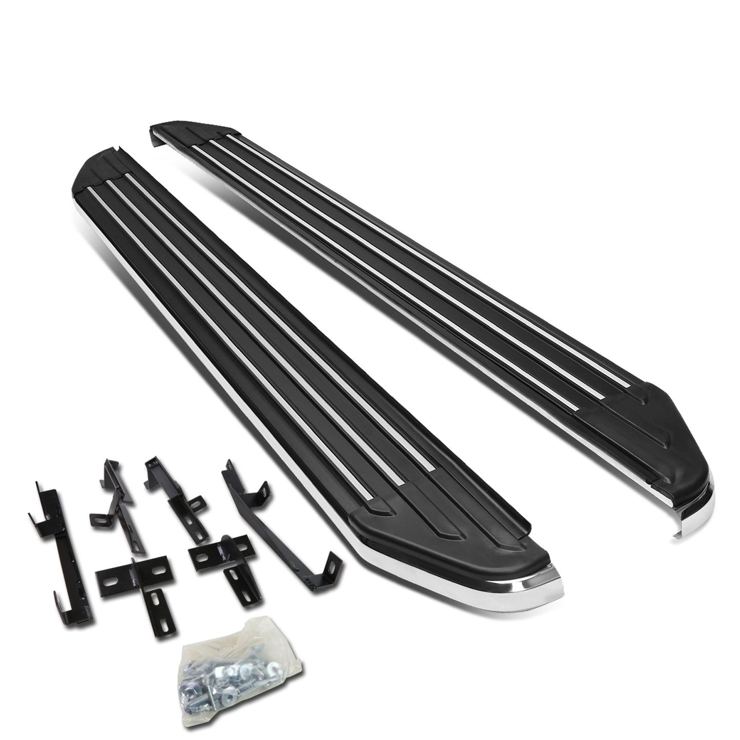 ESTRIBOS ALUMINUM - 6" - 08-13 TOYOTA HIGHLANDER - BLACK
