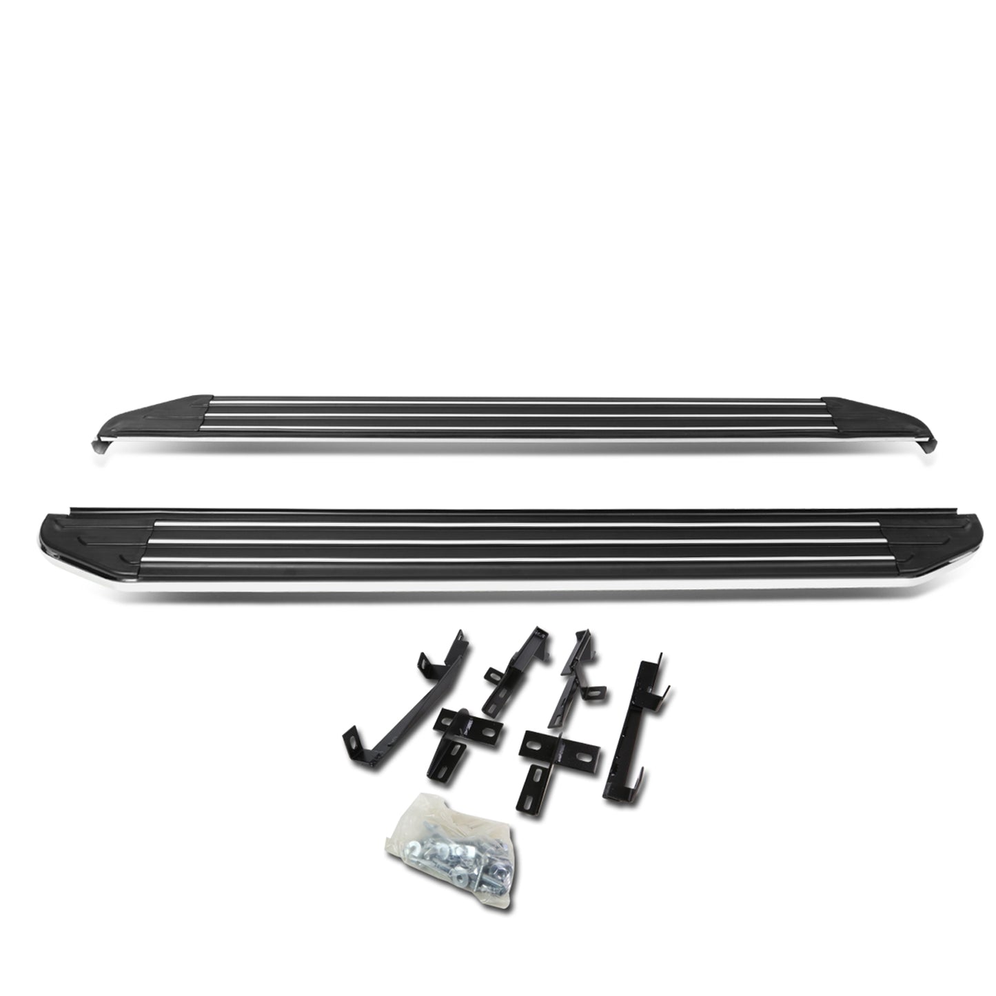 ESTRIBOS ALUMINUM - 6" - 08-13 TOYOTA HIGHLANDER - BLACK