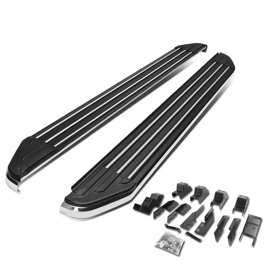 ESTRIBOS ALUMINUM - 5.5" - 07-09 ACURA MDX - METALLIC / BLACK