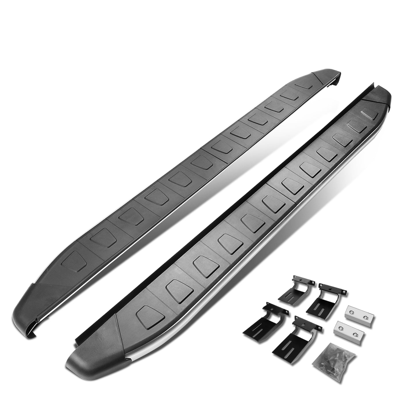 ESTRIBOS ALUMINUM - 5.75" - 12-16 HONDA CR-V - METALLIC / BLACK