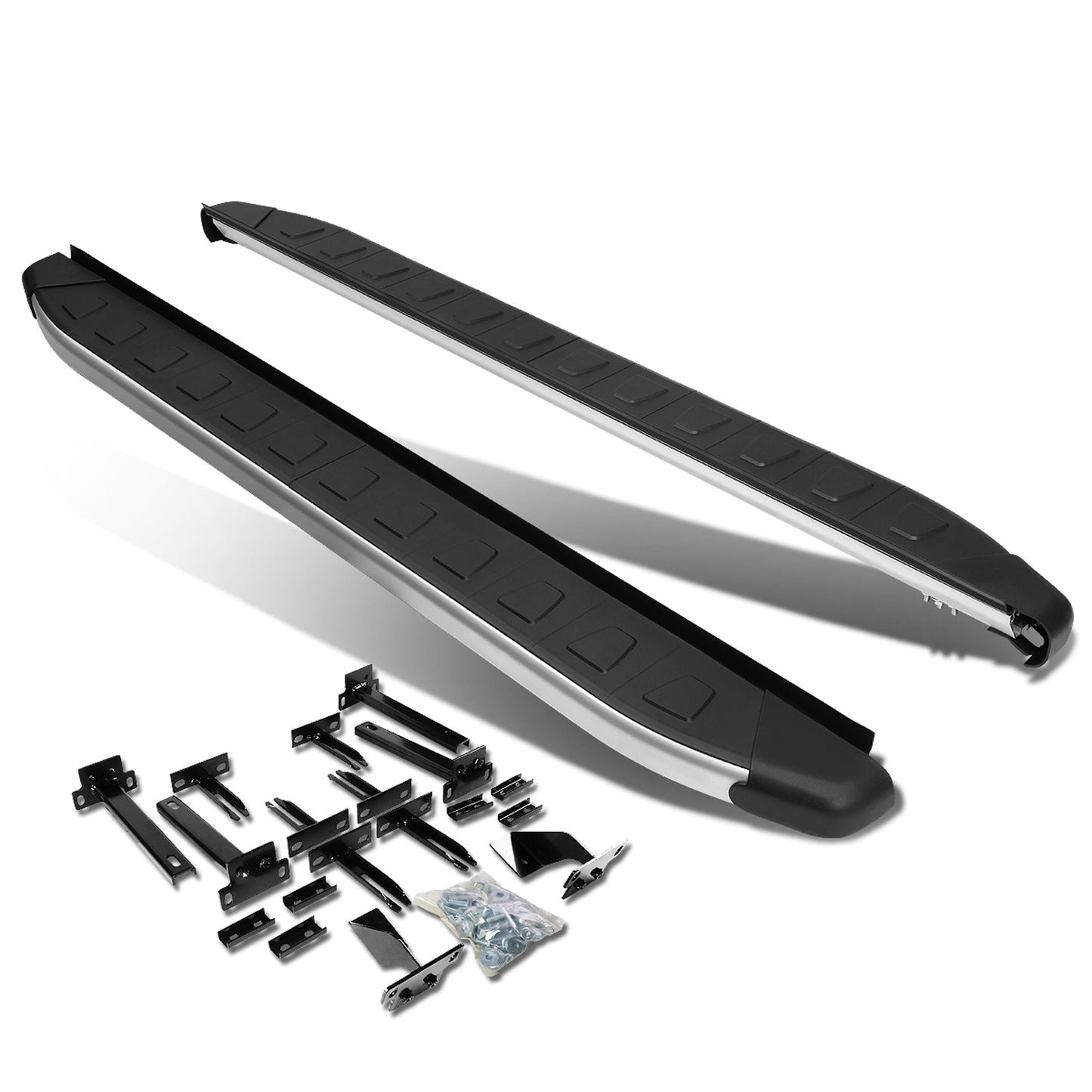 ESTRIBOS ALUMINUM - 5.75" - 13-16 MITSUBISHI OUTLANDER SPORT / 13-15 MITSUBISHI ASX - METALLIC / BLACK