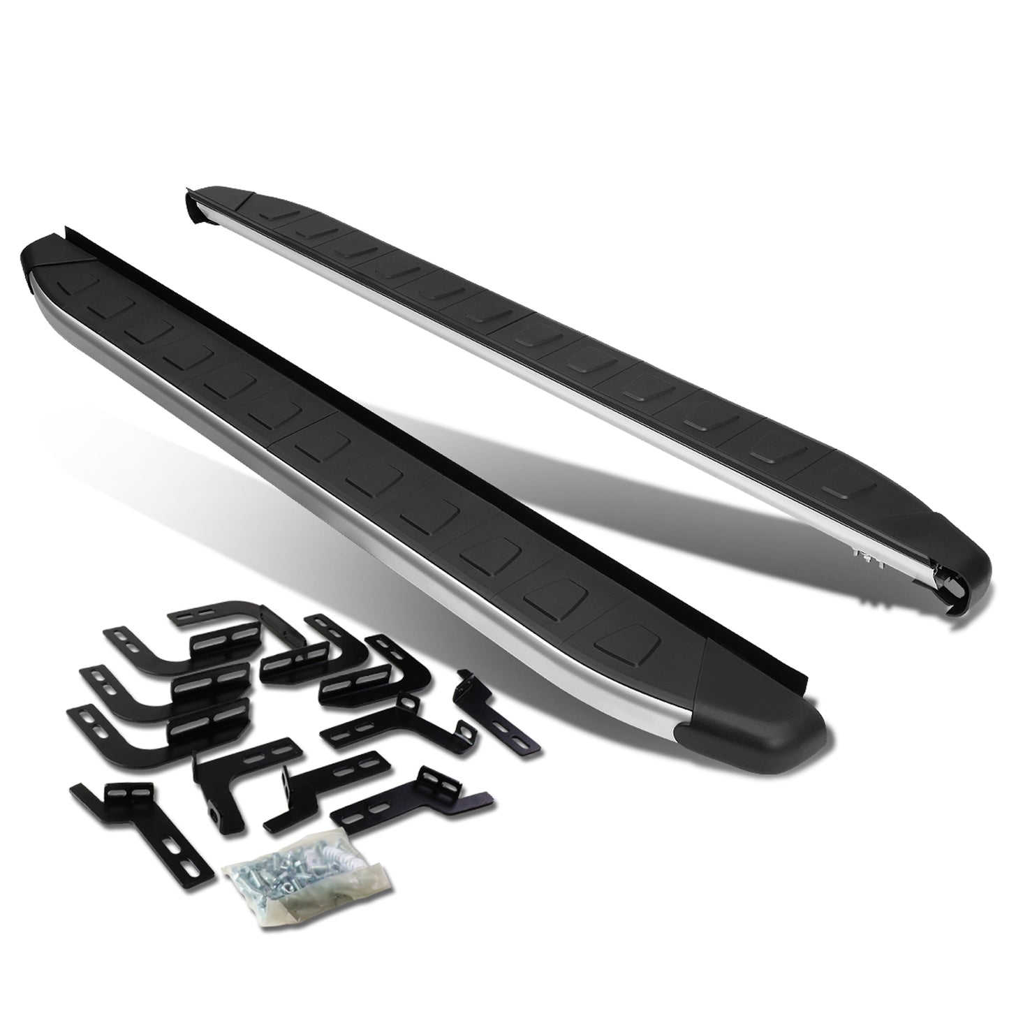 ESTRIBOS ALUMINUM - 5.75" - 10-17 TOYOTA 4-RUNNER - METALLIC / BLACK