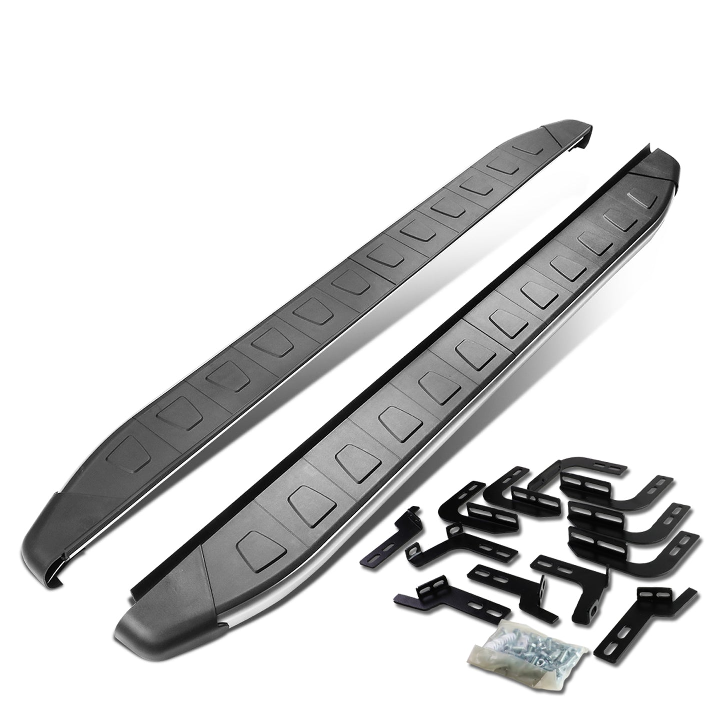 ESTRIBOS ALUMINUM - 5.75" - 10-17 TOYOTA 4-RUNNER - METALLIC / BLACK