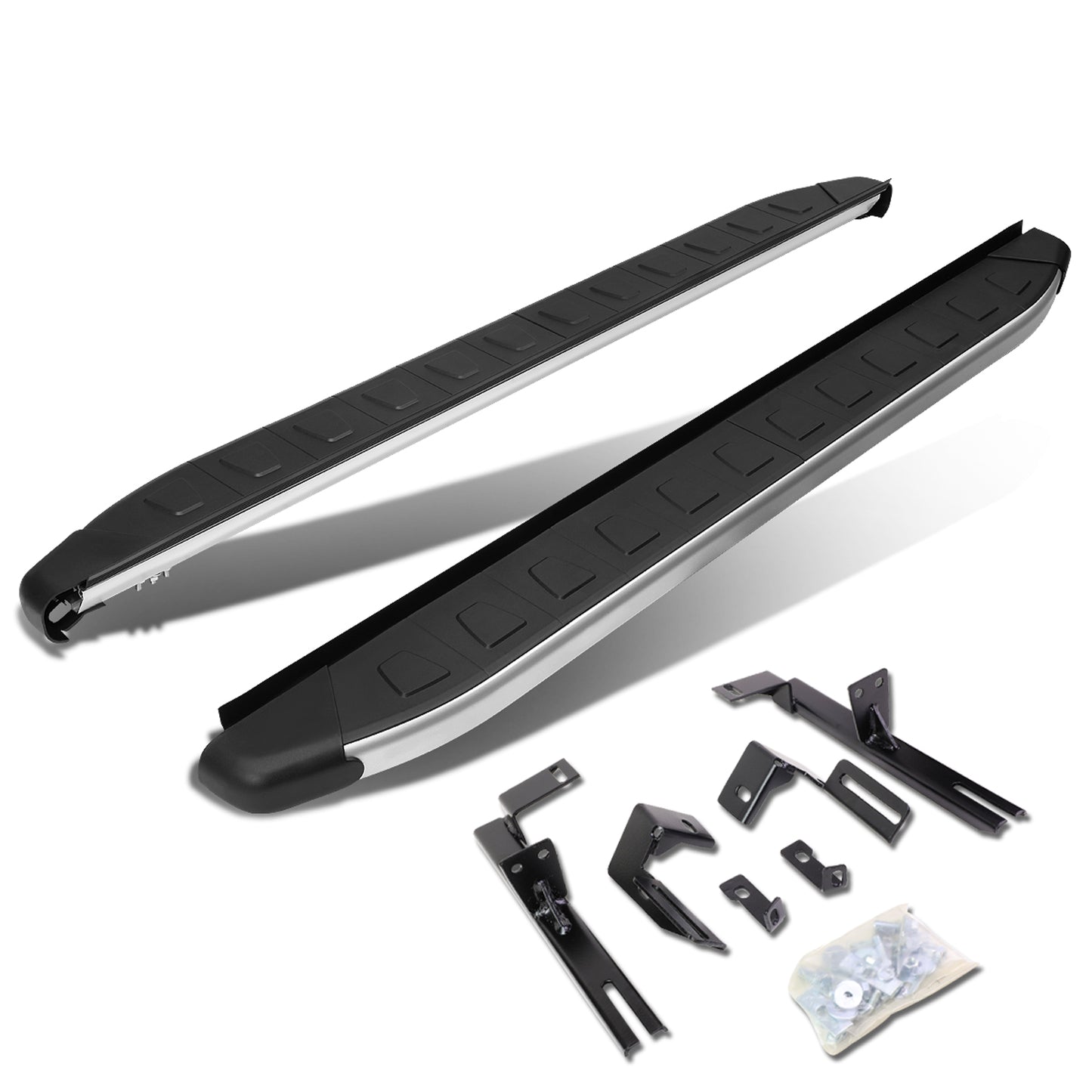 ESTRIBOS ALUMINUM - 5.75" - 06-12 TOYOTA RAV4 - METALLIC / BLACK