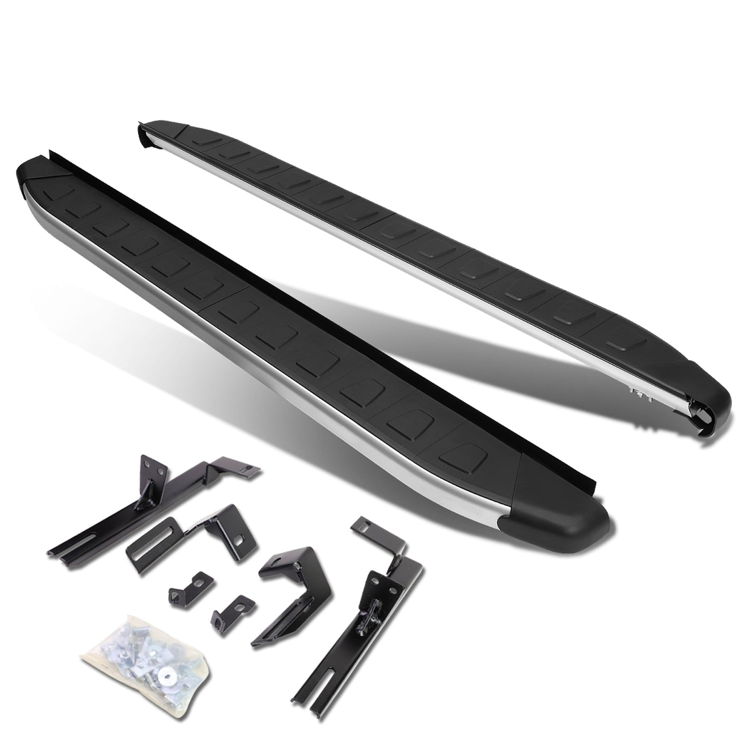 ESTRIBOS ALUMINUM - 5.75" - 06-12 TOYOTA RAV4 - METALLIC / BLACK