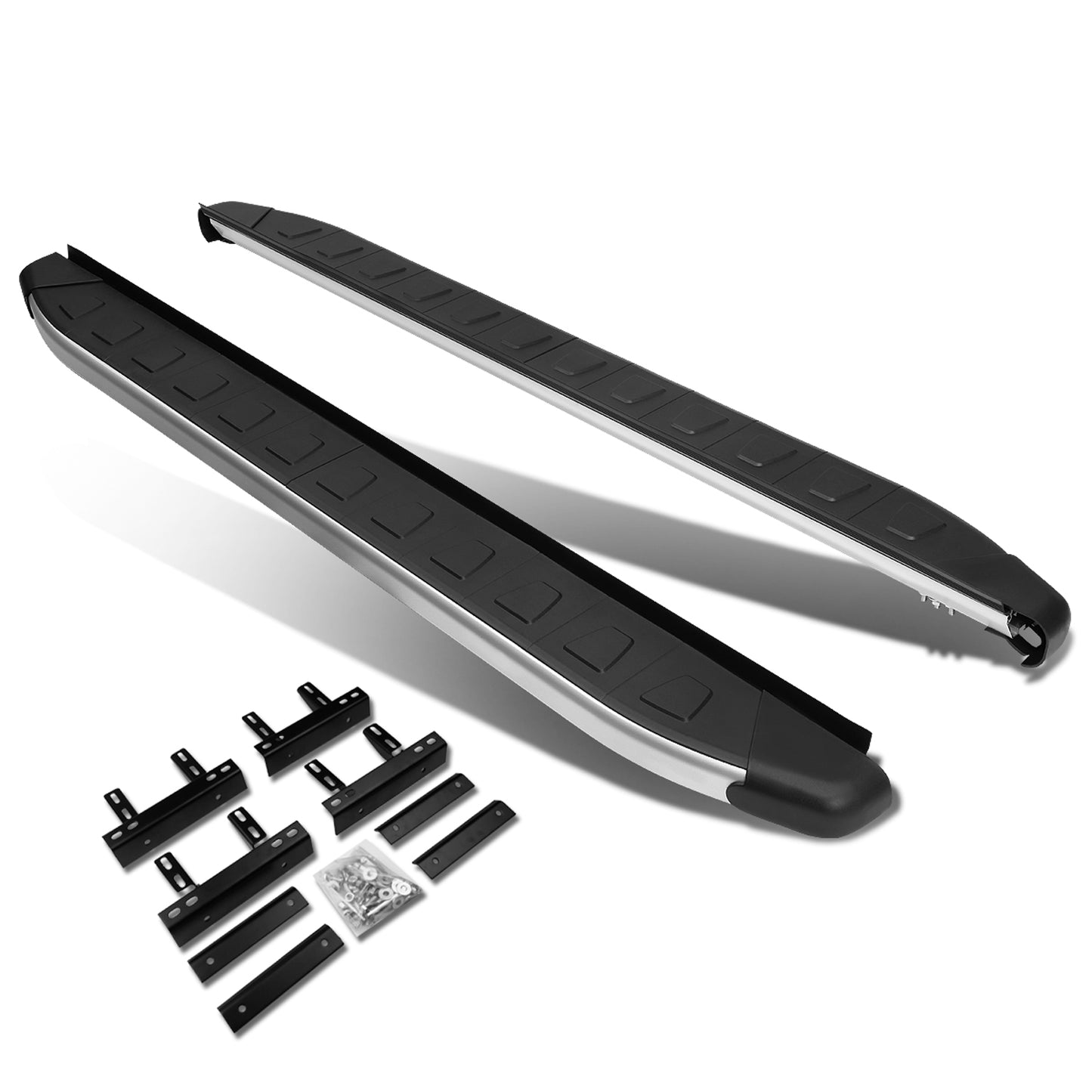 ESTRIBOS ALUMINUM - 5.75" - 09-14 NISSAN MURANO - METALLIC / BLACK