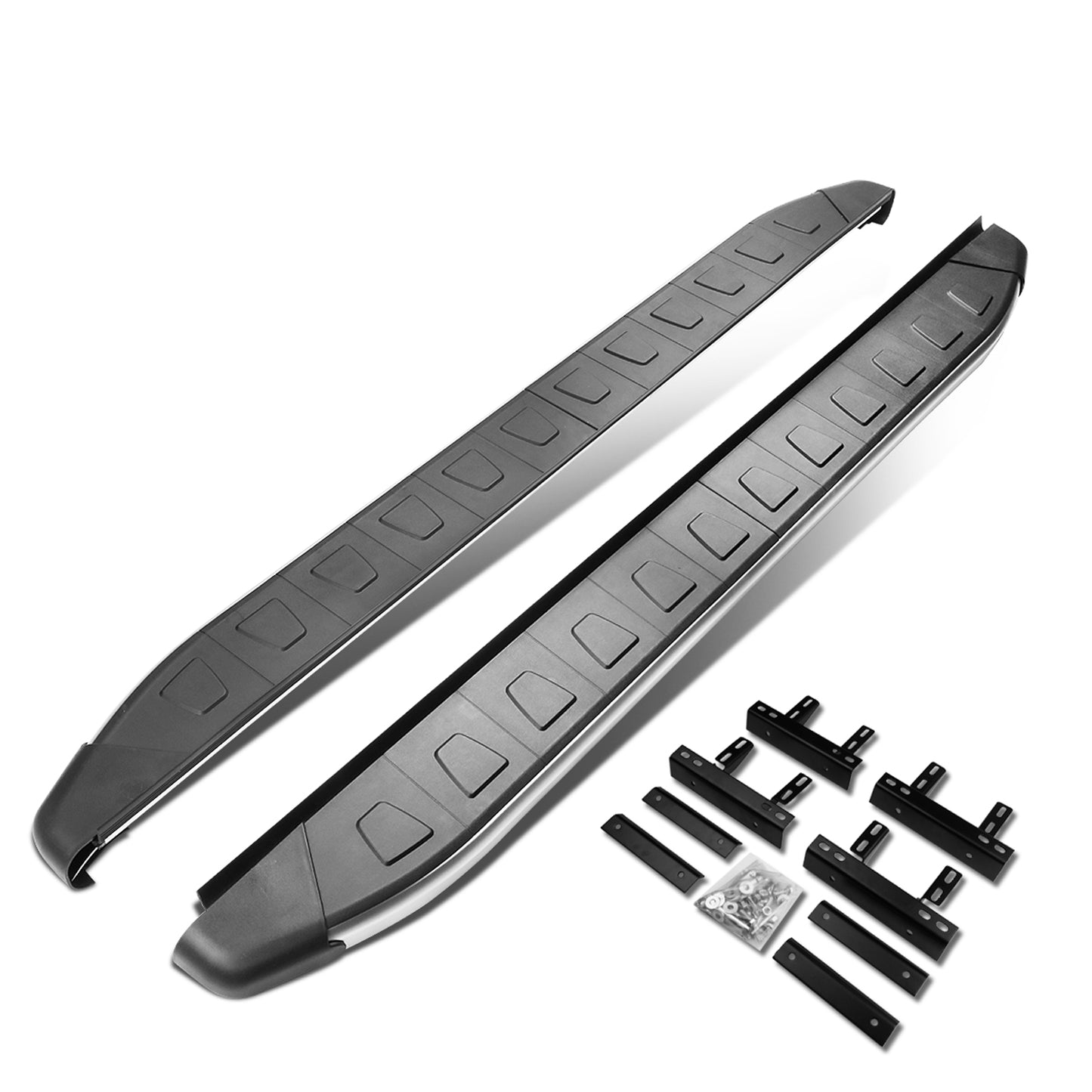 ESTRIBOS ALUMINUM - 5.75" - 09-14 NISSAN MURANO - METALLIC / BLACK