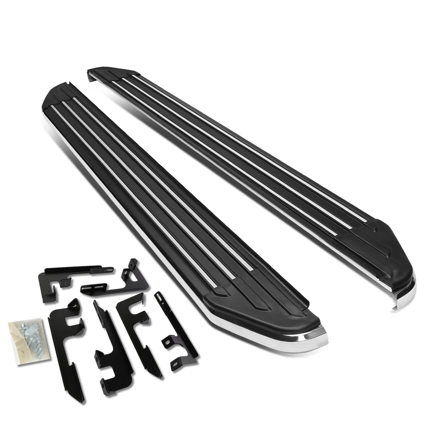 ESTRIBOS ALUMINUM - 5.5" - 16-18 HONDA PILOT - METALLIC / BLACK