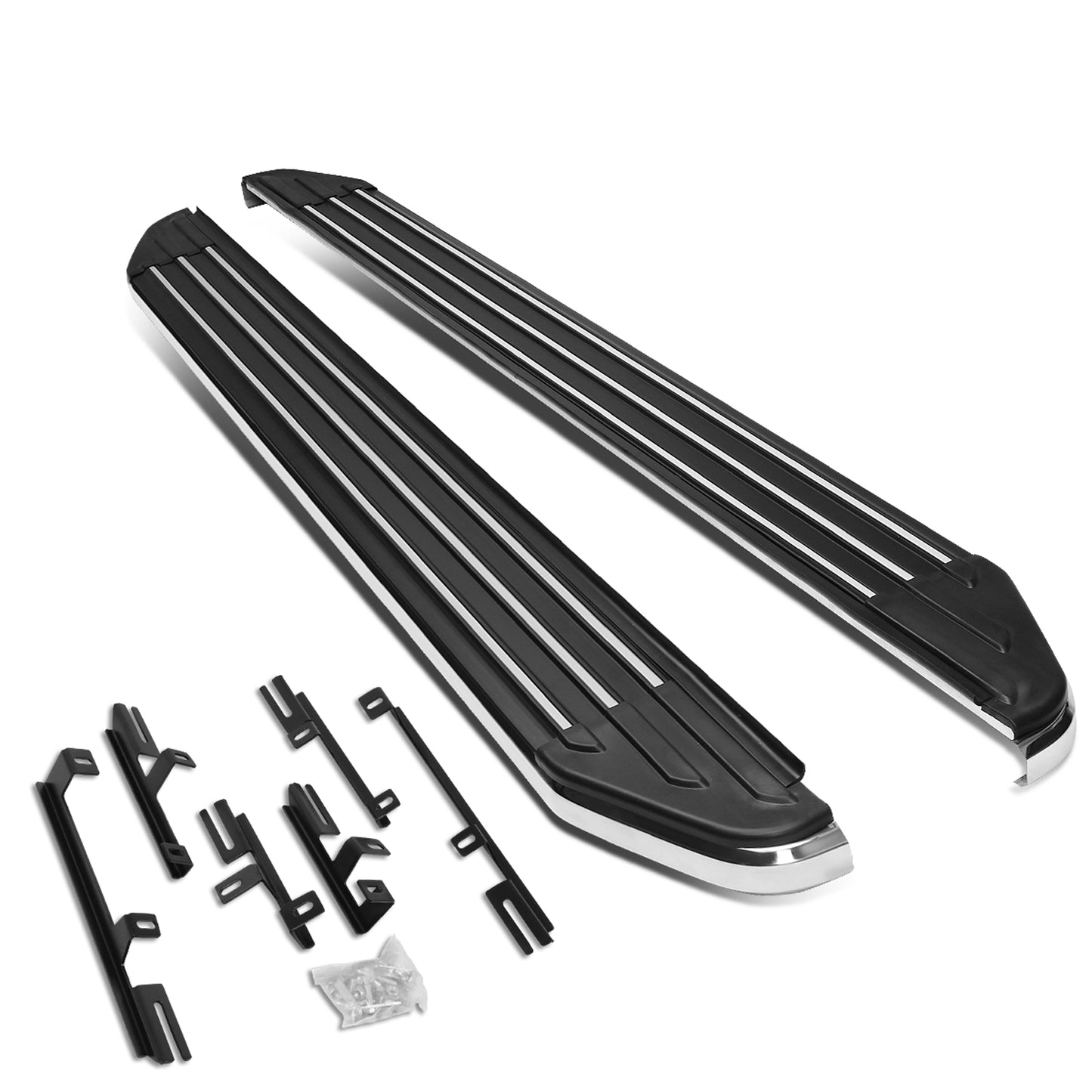 ESTRIBOS ALUMINUM - 5.5" - 18-19 VOLKSWAGEN ATLAS - METALLIC / BLACK