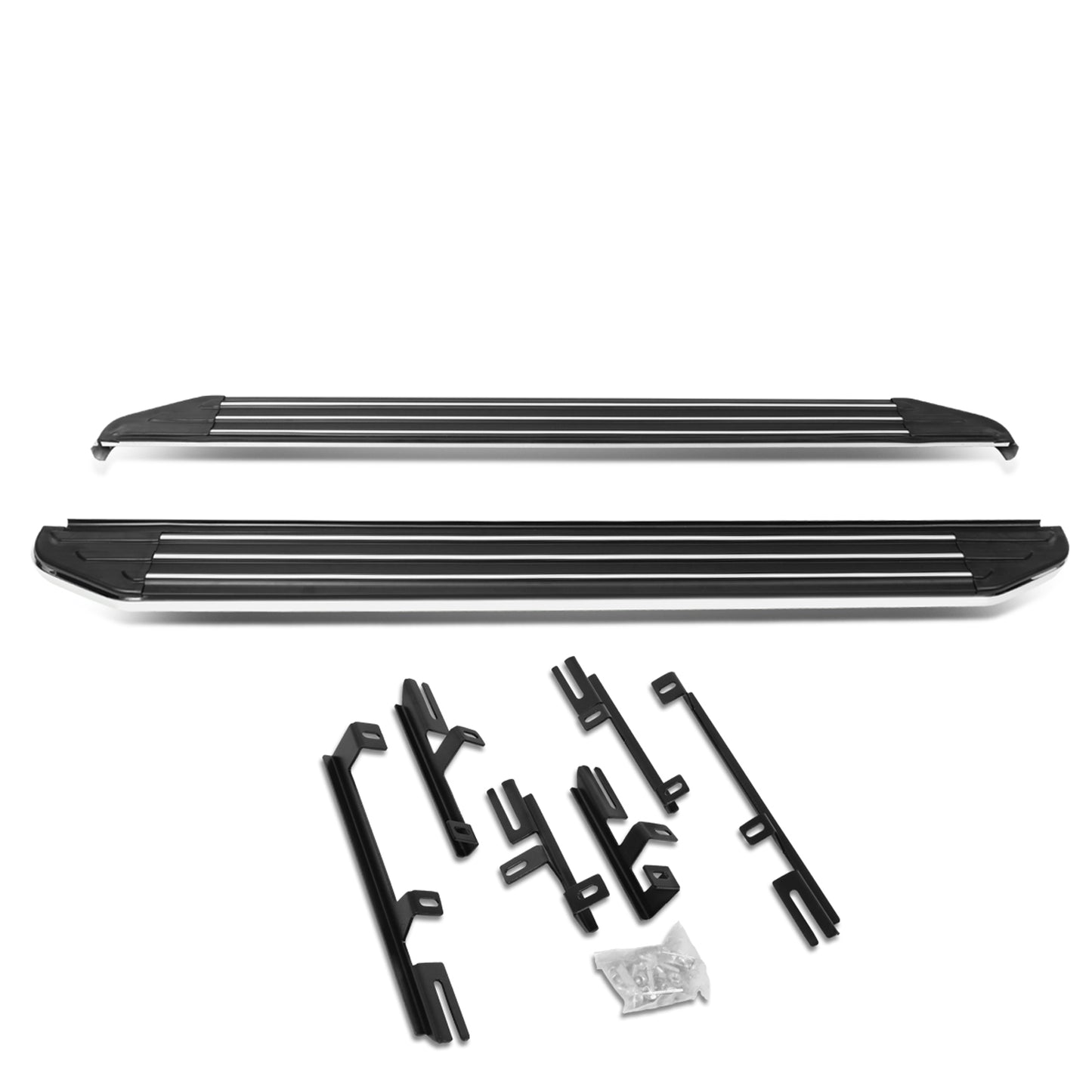 ESTRIBOS ALUMINUM - 5.5" - 18-19 VOLKSWAGEN ATLAS - METALLIC / BLACK