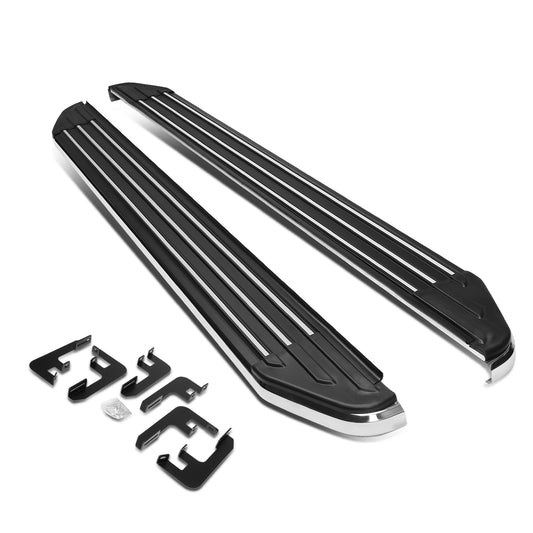 ESTRIBOS ALUMINUM - 5.5" - 14-19 ACURA MDX - METALLIC / BLACK