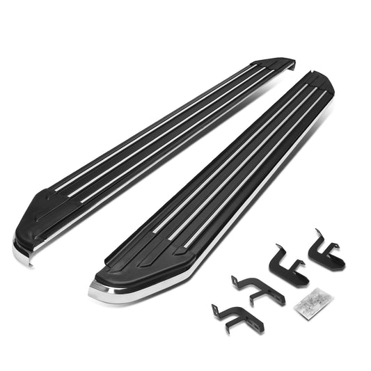 ESTRIBOS ALUMINUM - 5.5" - 16-19 LEXUS RX350, RX350L, RX450H, RX450HL - METALLIC / BLACK