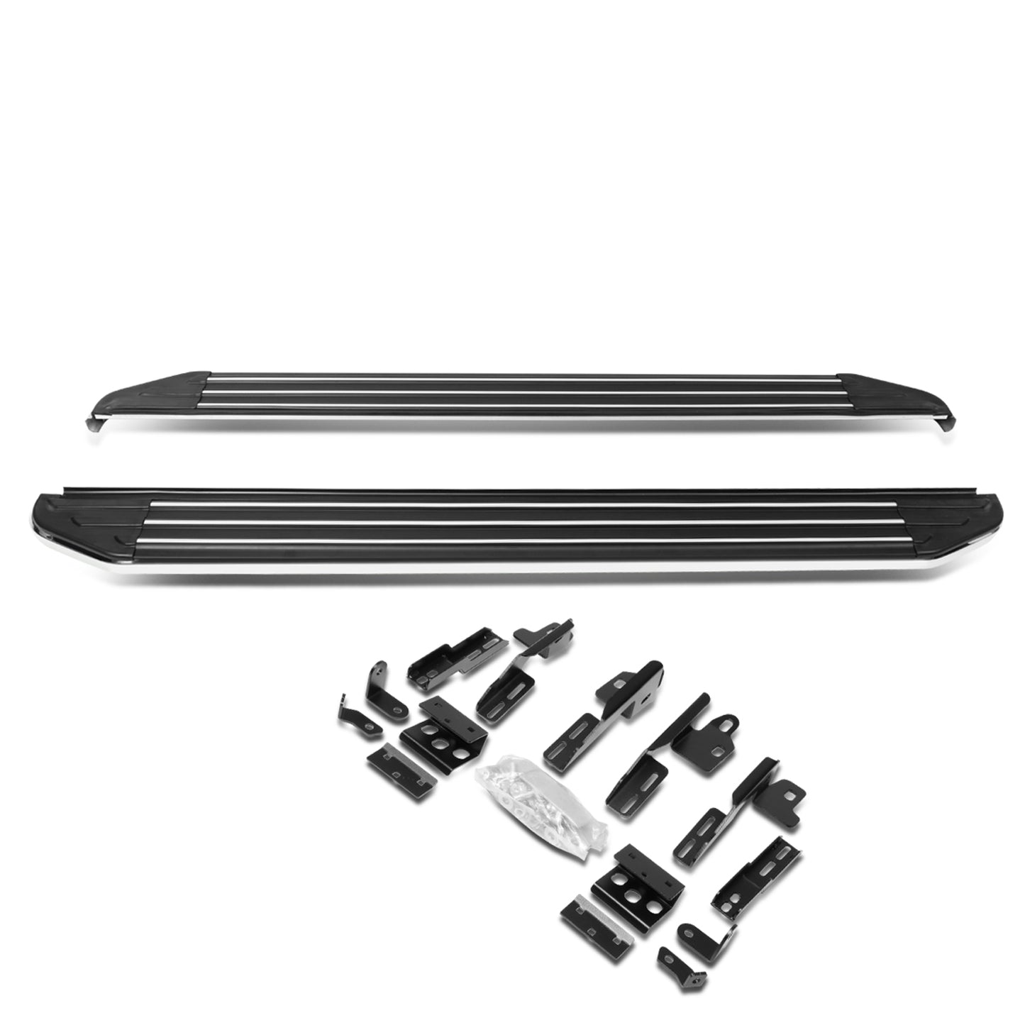 ESTRIBOS ALUMINUM - 5.5" - 11-19 FORD EXPLORER - METALLIC / BLACK