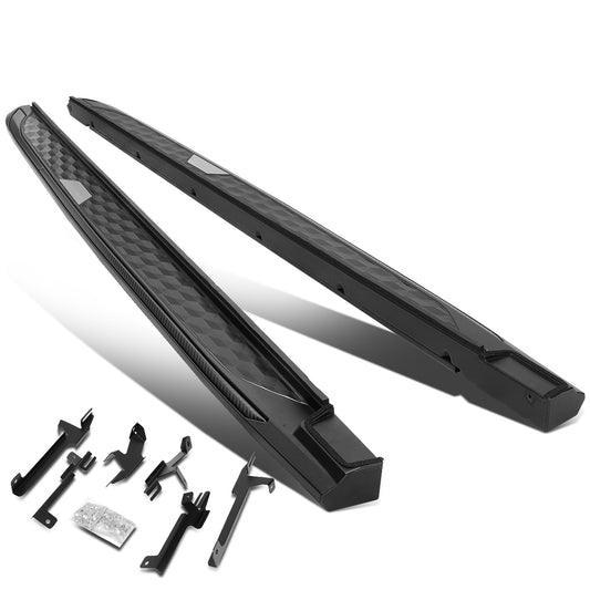 ESTRIBOS ALUMINUM - 5.5" - 19-20 TOYOTA RAV4 - BLACK / CARBON FIBER TRIM