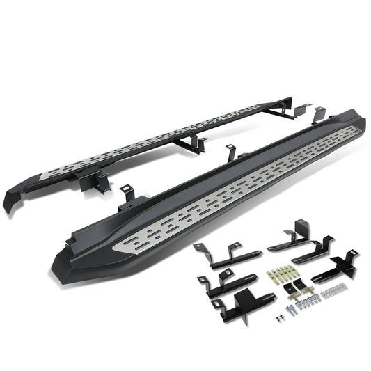 ESTRIBOS ALUMINUM - 3.5" - 14-16 TOYOTA HIGHLANDER - OE STYLE - METALLIC / BLACK