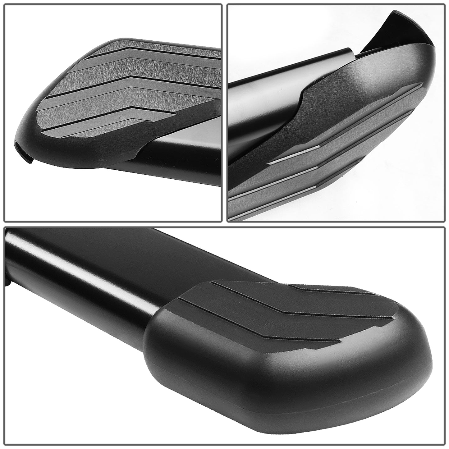ESTRIBOS ALUMINUM - 5" - 07-17 TOYOTA TUNDRA CREWMAX - OE STYLE - BLACK