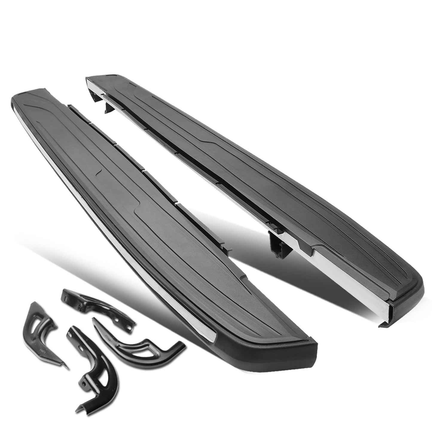 ESTRIBOS ALUMINUM - 5.5" - 16-17 HONDA PILOT - OE STYLE - CHROME / BLACK