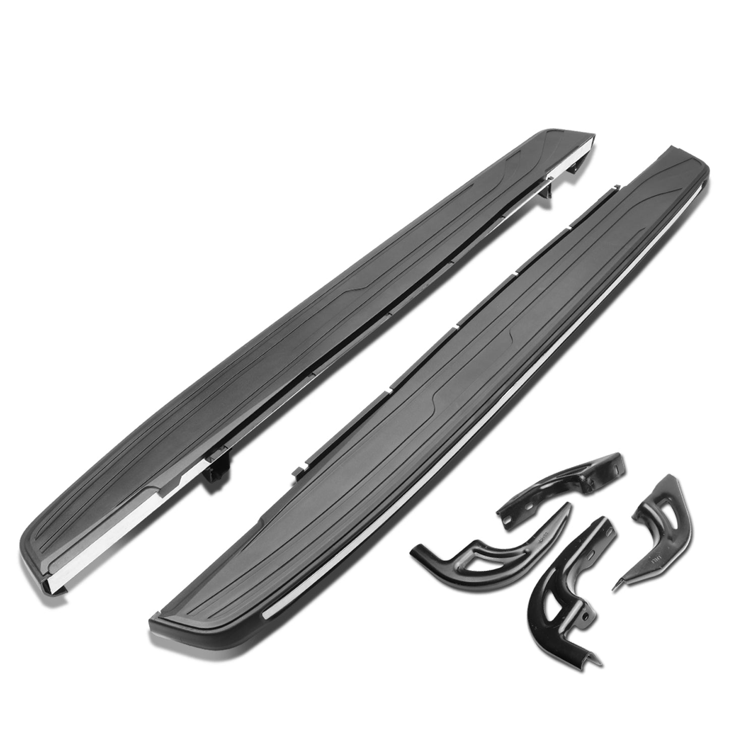 ESTRIBOS ALUMINUM - 5.5" - 16-17 HONDA PILOT - OE STYLE - CHROME / BLACK