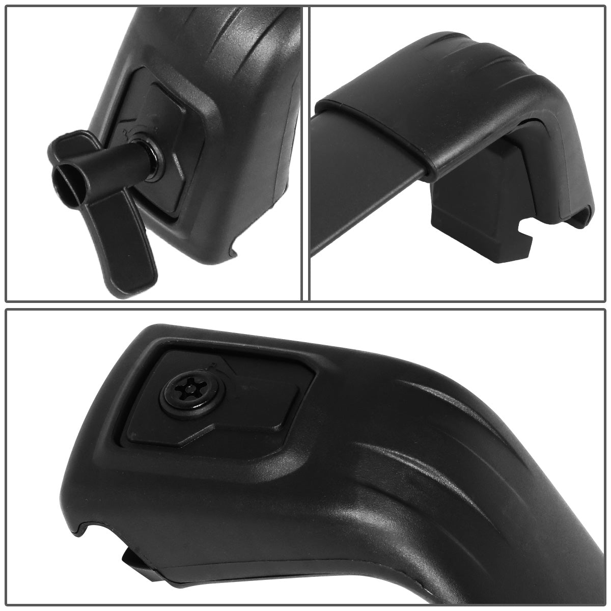 PORTAEQUIPAJE ROOF RACK CROSS BARS - 16-19 KIA SPORTAGE - BOLTS ONTO OEM ROOF RAILS ONLY - BLACK
