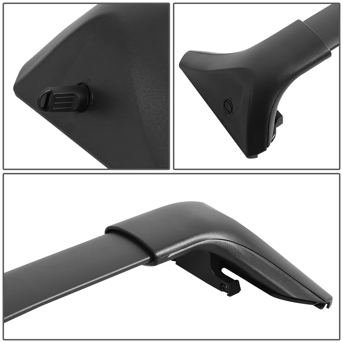 PORTAEQUIPAJE ROOF RACK CROSS BARS - 16-19 LEXUS LX570 - BOLTS ONTO OEM ROOF RAILS ONLY - BLACK