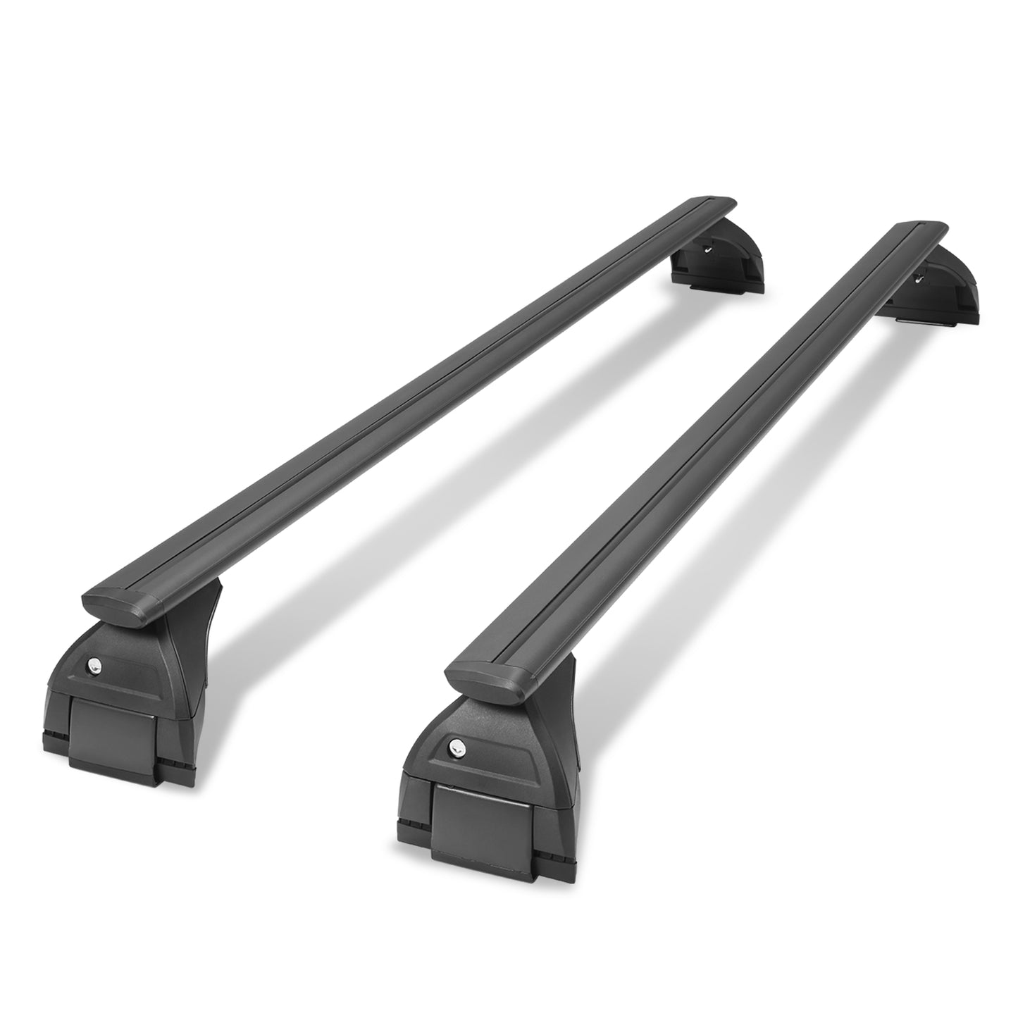 PORTAEQUIPAJE ROOF RACK CROSSBAR - ALUMINUM BAR + PLASTIC FOOT+STEEL CLAMPSPECIAL - FOR 2007-2022 JEEP WRANGLER JK / 2007-2022 JEEP WRANGLER JL 4DR 2DR SUV HARD TOP ROOF RAILS ?JEEP WRANGLER?