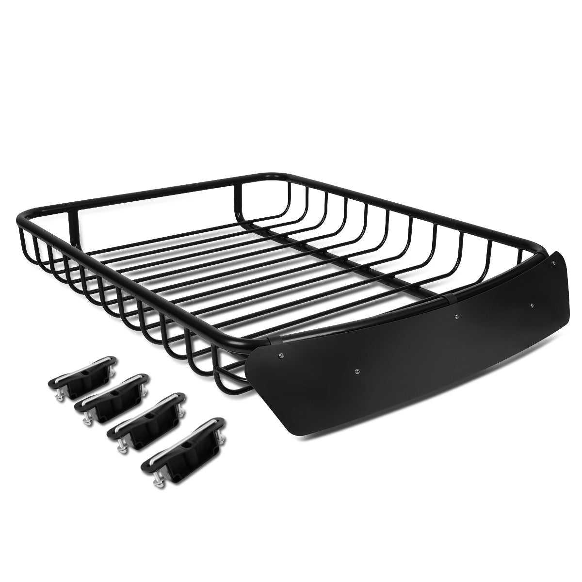 PORTAEQUIPAJE ROOF RACK BASKET - STEEL - 51" X 40" - BLACK