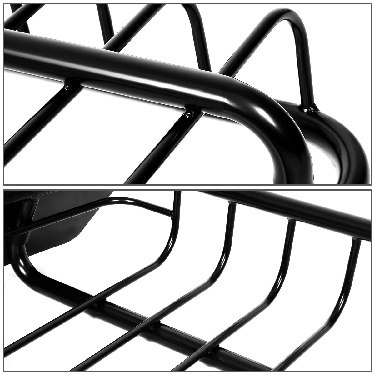 PORTAEQUIPAJE ROOF RACK BASKET - STEEL - 51" X 40" - BLACK