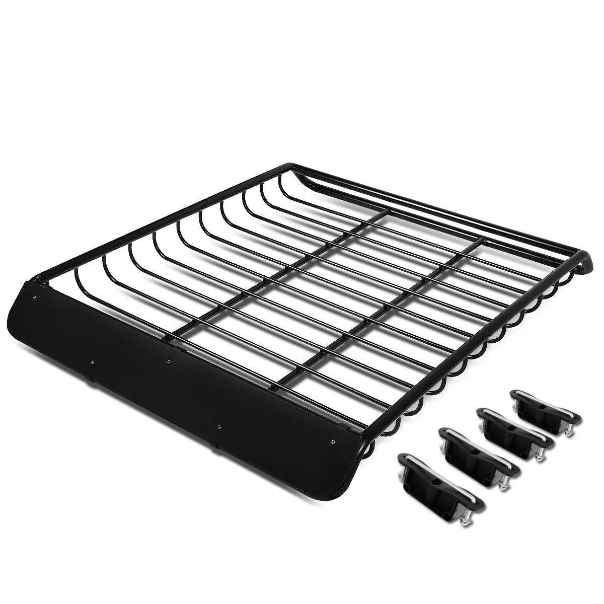 PORTAEQUIPAJE ROOF RACK BASKET - STEEL - 53" X 40" - BLACK