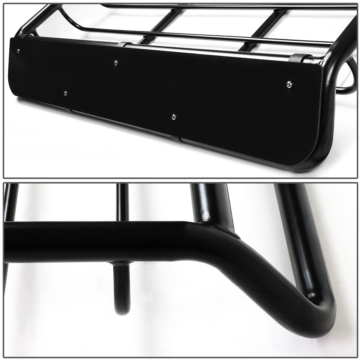 PORTAEQUIPAJE ROOF RACK BASKET - STEEL - 53" X 40" - BLACK