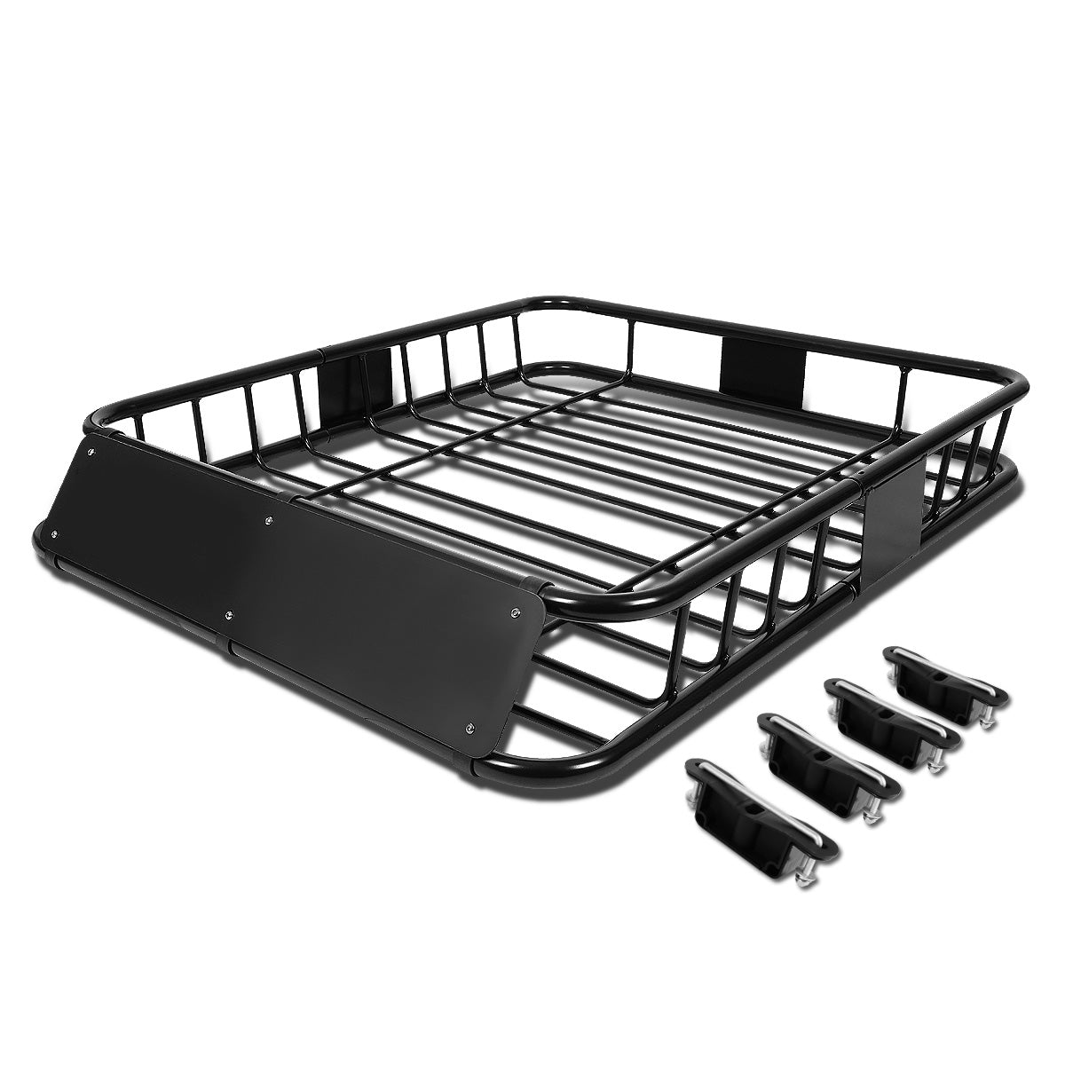 PORTAEQUIPAJE ROOF RACK BASKET - STEEL - 48" X 40" - BLACK