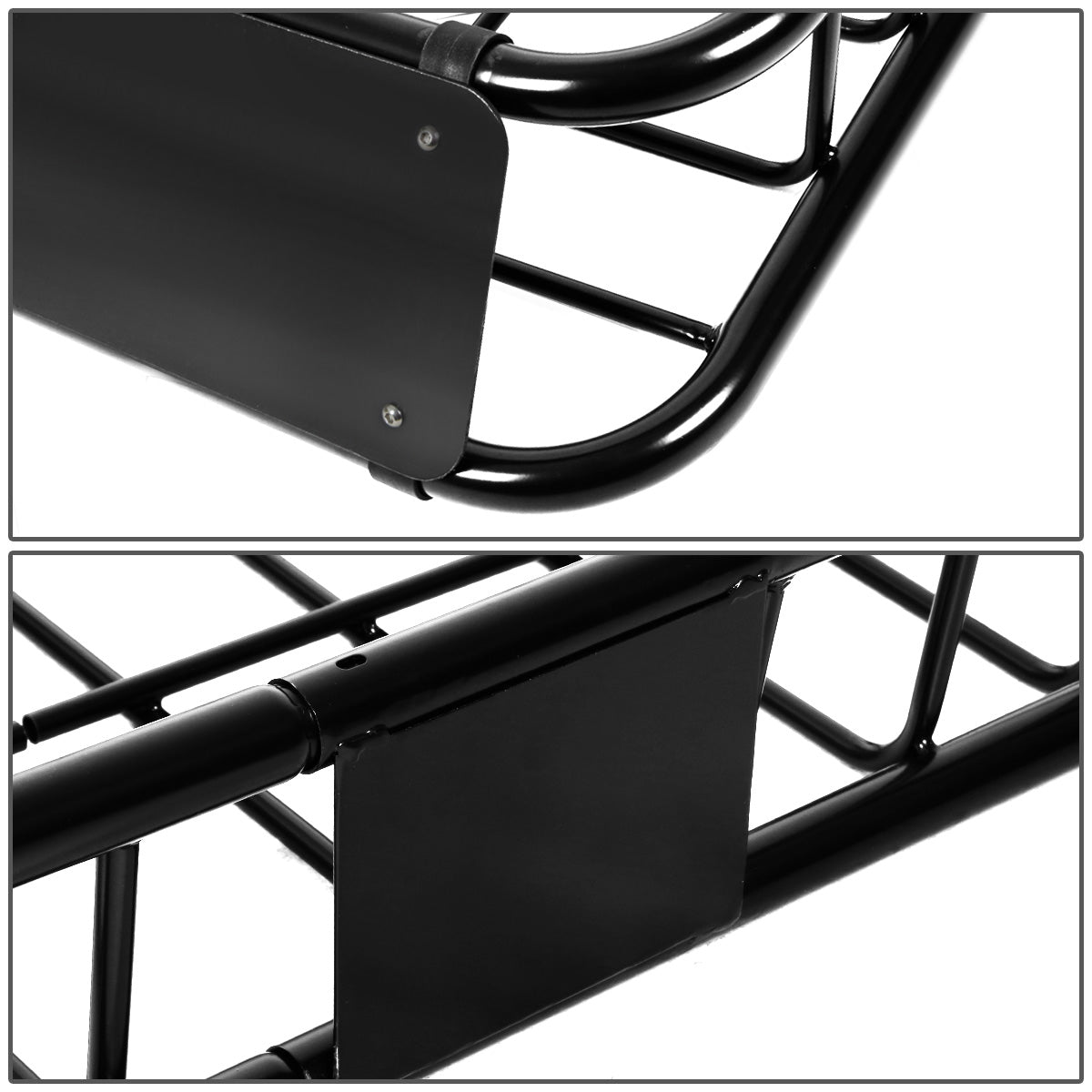 PORTAEQUIPAJE ROOF RACK BASKET - STEEL - 48" X 40" - BLACK