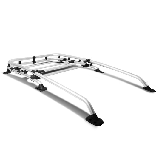 PORTAEQUIPAJE ROOF RACK BASKET - OE STYLE - ALUMINUM - 07-13 TOYOTA FJ CRUISER - CHROME