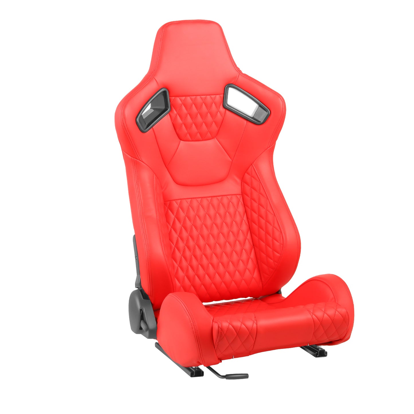 ASIENTOS RACING BLACK PVC - VEHICLE WITH AFTERMARKET BOTTOM MOUNT SEAT BRACKETS